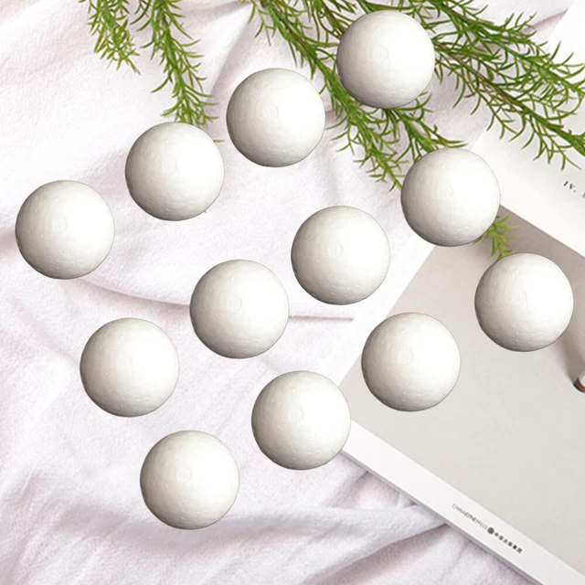Pllieay Faites Votre Propre modèle de système Solaire avec 14 Boules en polystyrène mélangées et 10 bâtons de Bambou de 24 cm de Long pour Les projets Scolaires