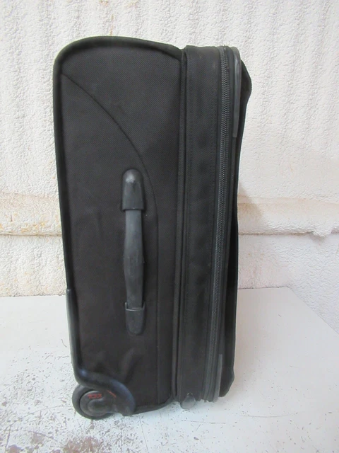 TUMI Alpha 22" Expandable Carry On Rolling Wheeled Luggage Black Model 22022DH 5