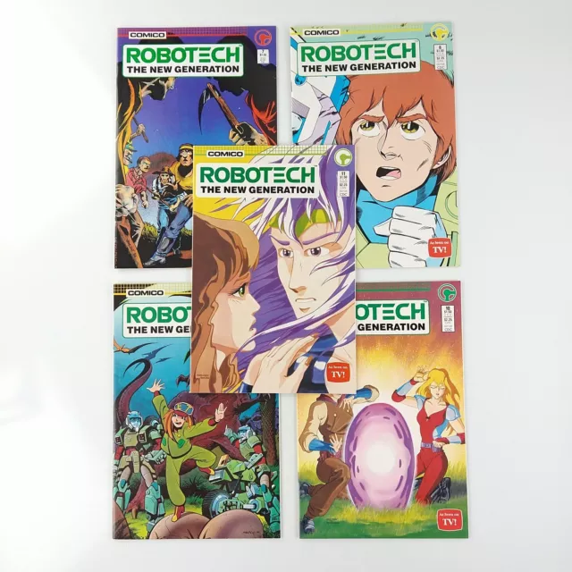 Robotech: The New Generation #7 8 9 10 11 NM Lot (1986 Marvel Comics)