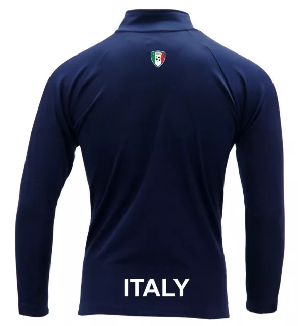 Youth Track Jacket Italy Color Navy Blue/White 2
