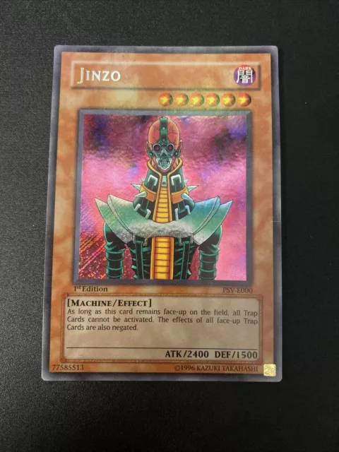 Yu-Gi-Oh Jinzo - Psv-e000 - Rare Secret - 1st Édition - English