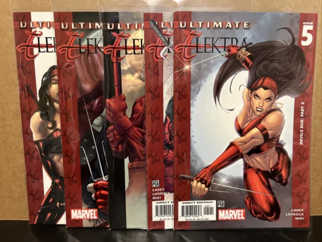 Ultimate Elektra #1-5 NM Marvel Comics Combine Shipping Complete 2004