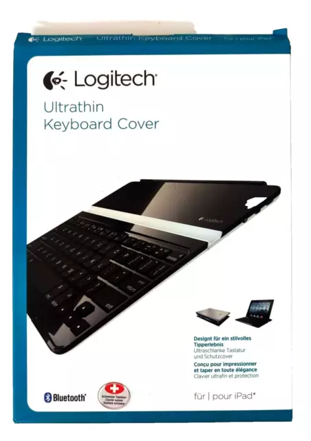Logitech Ultrathin Keyboard Cover Tastatur für iPad 2 3 4 Schweiz/Deutsch QWERTZ