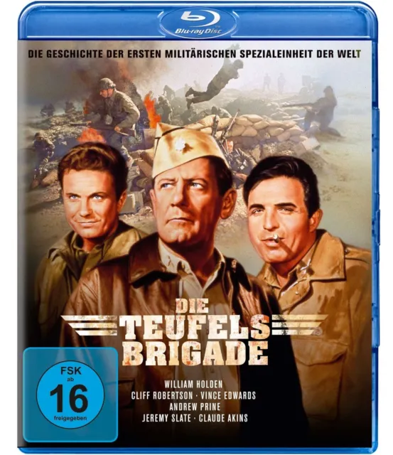 Die Teufelsbrigade (1968)[Blu-ray/NEU/OVP] Kriegsfilm mit  William Holden, Cliff