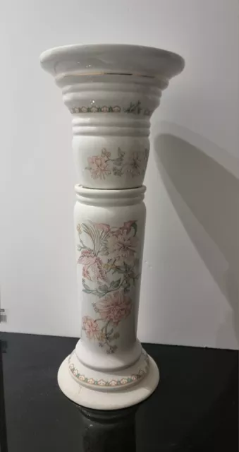 Vintage Porcelain Column, A Plant Holder, Tall 23 Inch