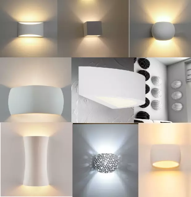 Moderna Applique Da Parete Lampada A Led Luce Riflessa Lampadario Faretto New