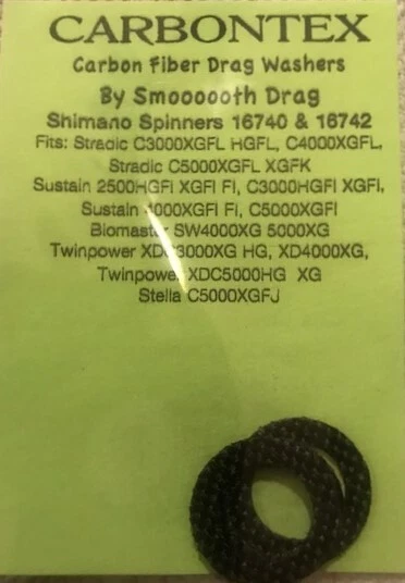 Rondelles De Traîne Carbone CompoTec - Équivalent Carbonex Pour Shimano Speedmaster 14000