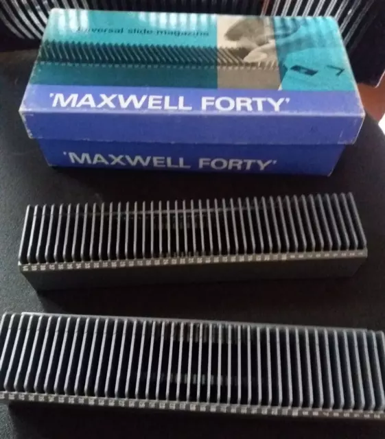 Universal  Slide Magazine Maxwell Forty Holds 80 Slides in Box 3