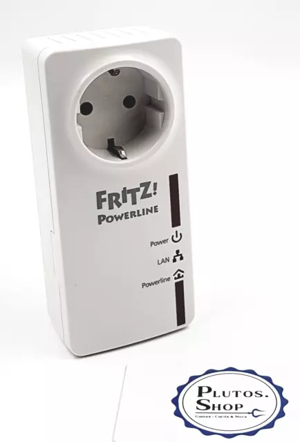 AVM FRITZ Powerline 520e Steckdosen Netzwerk LAN 500Mbps Adapter Powerlan dlan