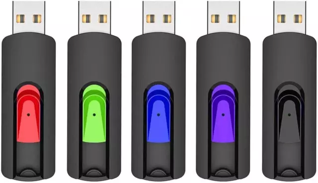 Vansuny Chiavette USB 64GB 5 Pezzi Pendrive USB 2.0 64 GB USB Unità Flash 64 Gig 2