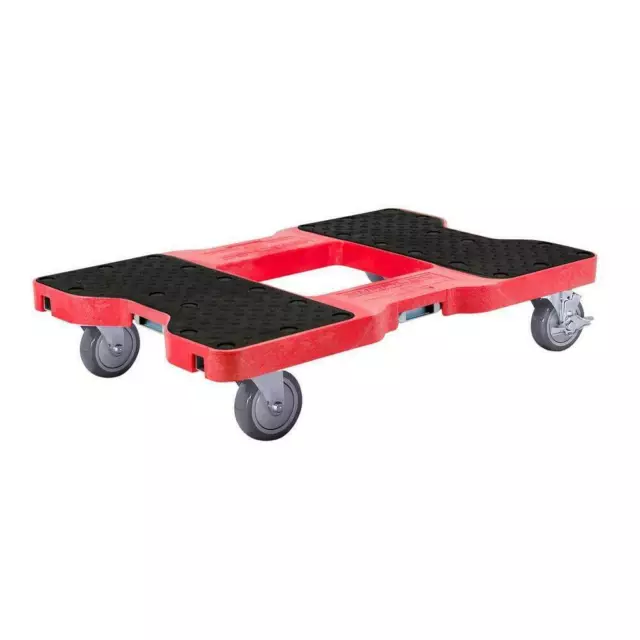 SNAP-LOC 1500 lbs. Capacity Industrial Strength Professional E-Track Dolly Red