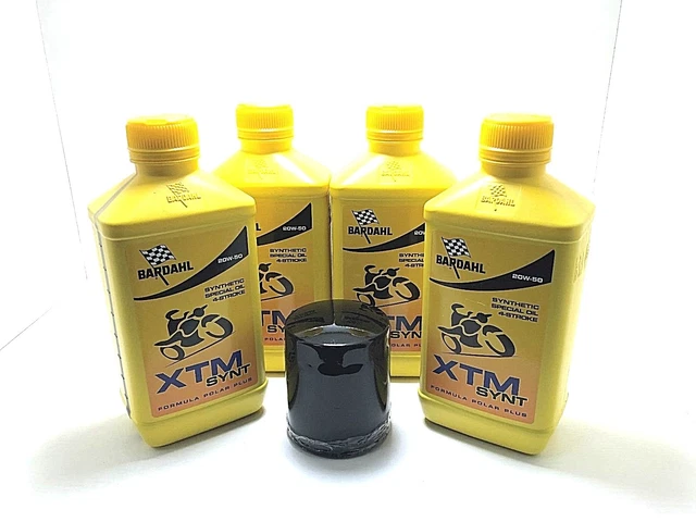 CUTTING HARLEY/DAVIDSON SPORTSTER BARDAHL XTM 20W50 BLACK