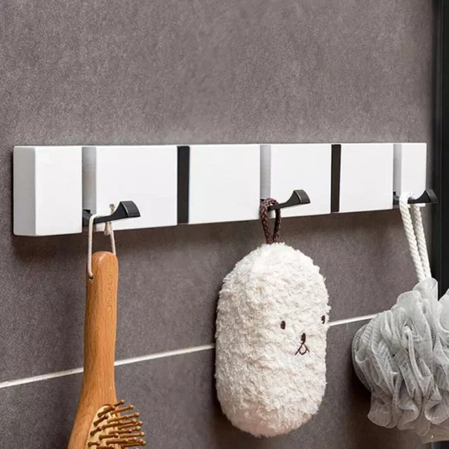 Bamboo Wall Clothes Hooks Key Hat Coat Towel Rack Hanger Bathroom Hook Rack