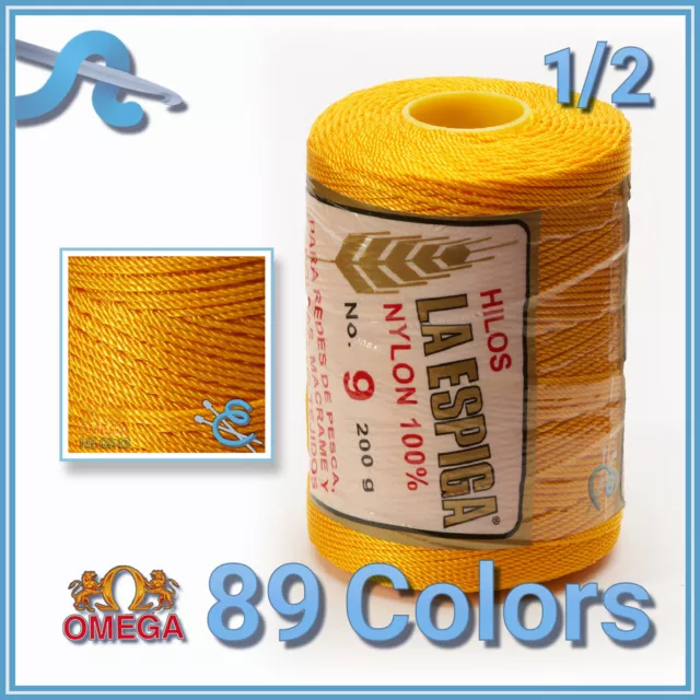 OMEGA NYLON CROCHET Thread Size 18 - White (Blanco) No. 1 - Nylon Thread  $9.22 - PicClick CA