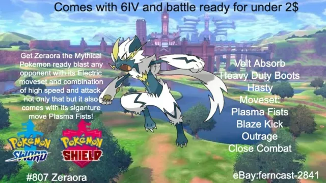 POKEMON SWORD and SHIELD // ✨ULTRA SHINY✨ EVENT MIMIKYU // 6IV Battle Ready!