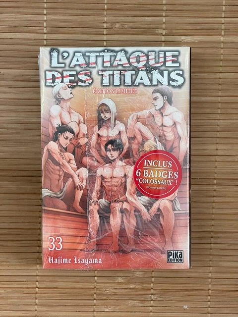 L'ATTAQUE DES TITANS Tome 33 - Edition Collector Limitée - Manga - NEUF