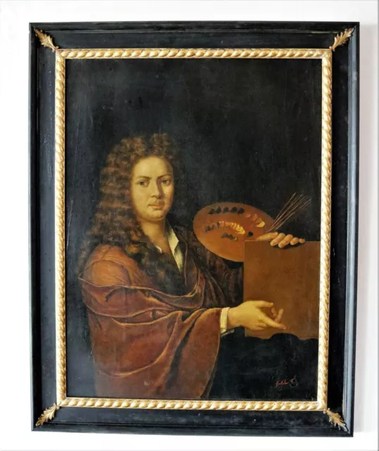 Dipinto "Autoritratto Del Pittore Willem Van Mieris"