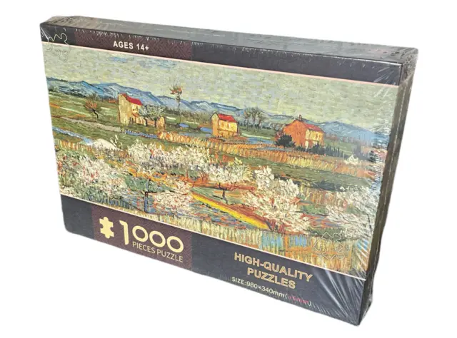 1000 Pieces Jigsaw Puzzle "Peach Trees in Blossom" - Brand NEW & SEALED P&P inc.