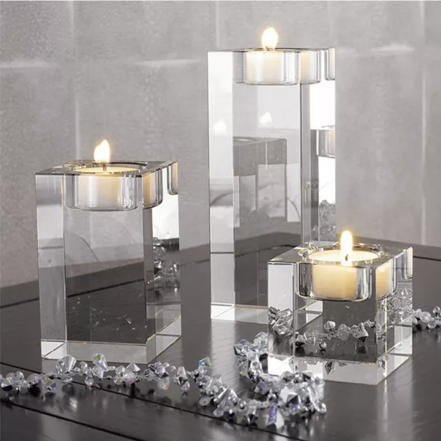 Votive Candle Holder Large Crystal Holders Tea Light Candles Home Decor