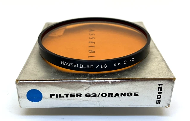 Near MINT HASSELBLAD 63mm orange filter Distagon 50mm 60mm 38mm SWC Biogon Japan