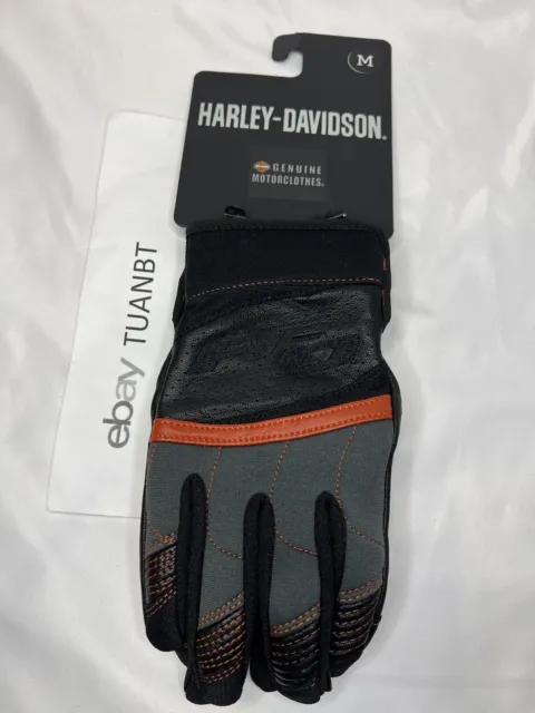 BRAND NEW Harley-Davidson Mens Killian Mixed Media Full-Finger Gloves 98151-20VM