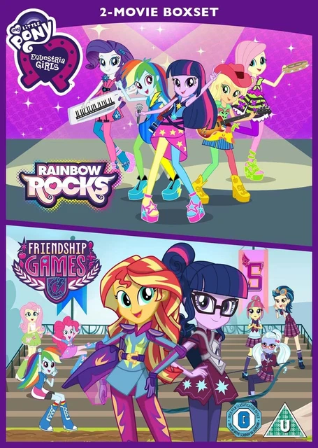 MY LITTLE PONY: Equestria Girls - Rainbow Rocks/Friendship Games - DVD ...