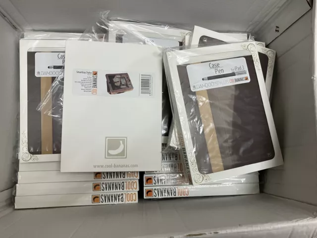 36pcs Cool Bananas for iPad 3 Bag Case Leather Chocolate Brown Lot