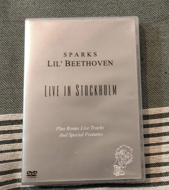 SPARKS LIL' BEETHOVEN Live In Stockholm RARE 2004 DVD 5.1 Bonus