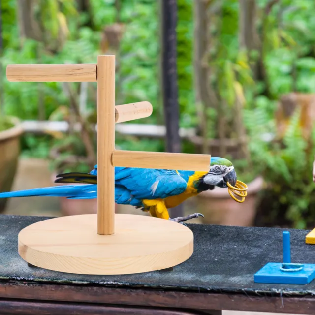 Vogeltraining Barsch Vogelständer Aus Holz Büro Papagei Barschständer