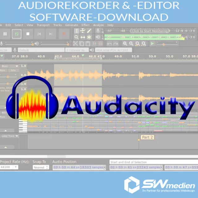 Audacity Audio Rekorder Editor Aufnahme Mp3 Creator Software Download