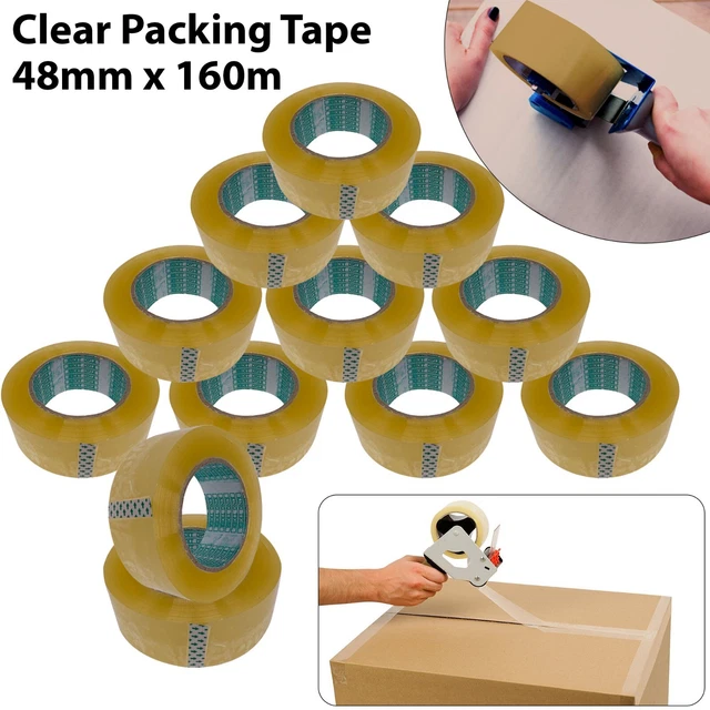 Cinta Adhesiva De PVC 48mm X 66mtr - 6 Rollos Marrón