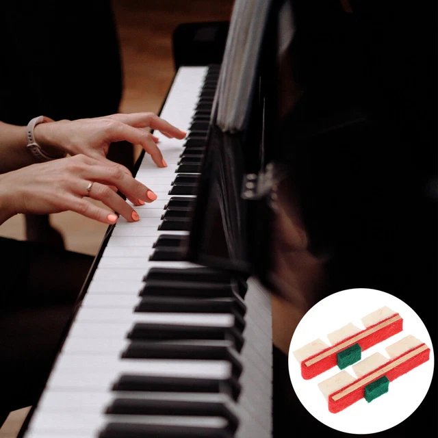 2 Pcs Fournitures Pour Pianos Arrêt Piano Mini-piano Suppresseur