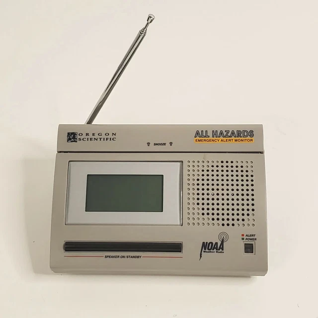 OREGON SCIENTIFIC WR3000 All Hazards Emergency Alert Monitor Weather
