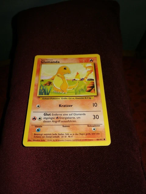 1995 CHARMANDER ( Glumanda ) Original Pokmon Card Base Set 46/102 Mint EUR 800,00 - PicClick DE 1995 CHARMANDER ( Glumanda ) Original Pokmon Card Base Set 46/102 Mint EUR 800,00 - PicClick DE
