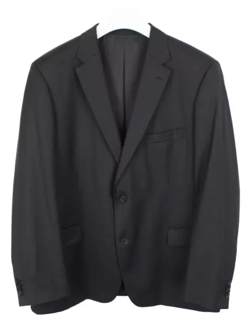 HUGO BOSS Pasini2/Movie2 Blazer Men's US 50 Wool Single Breasted Grey