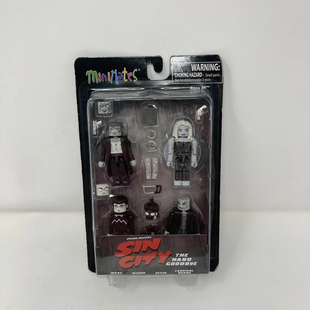 Sin City Minimates Series 2 Box Set The Hard Goodbye: Marv, Wendy, Kevin