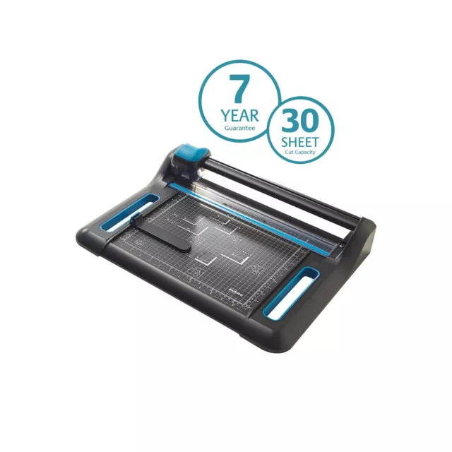 Avery A4 Precision Guillotine P340 | 590 x 110 x 420 mm Black, Turquoise