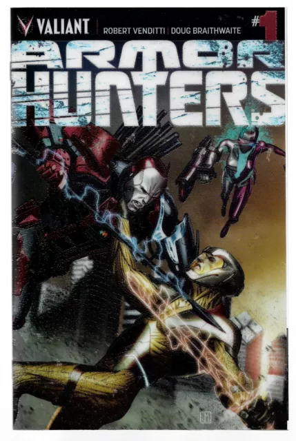 Armor Hunters #1 Valiant Comics Chromium Variant (06/2014) Venditt Mini Series