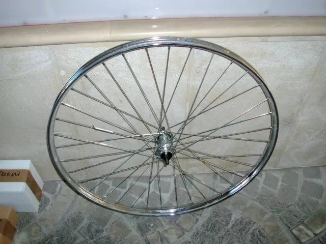 Ruota Posteriore In Acciaio Beretta Misura 28 X 1- 3/8-5/8 Per Bici A Bacchetta