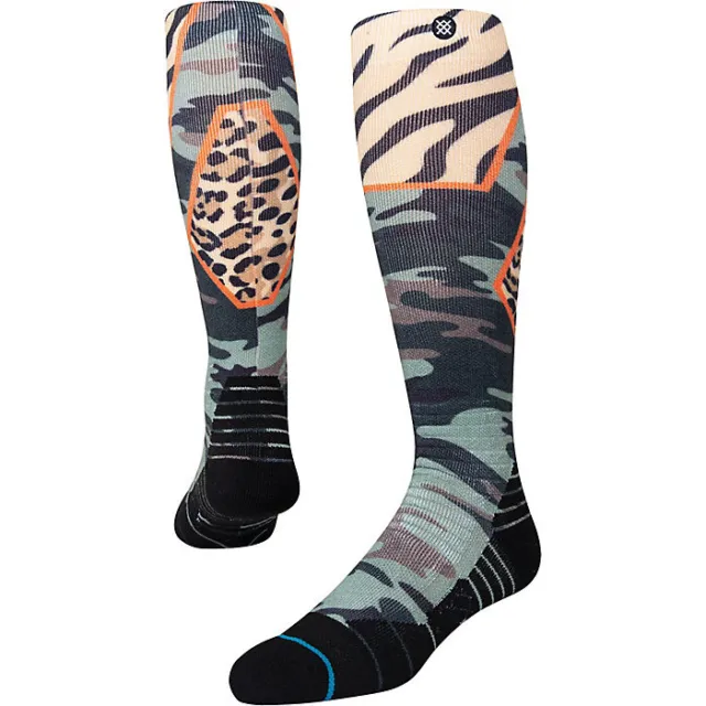 STANCE Men's Snow Socks GET WILD - Black - Large (9-13) - NWT - LAST ONE