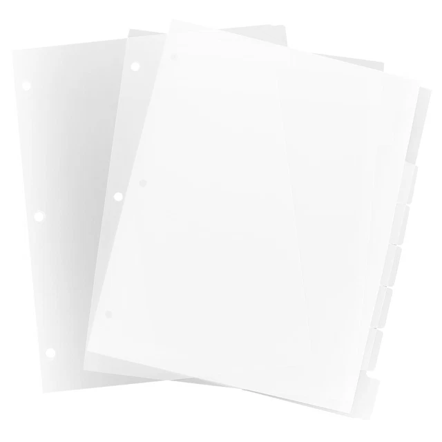 TRENNWÄNDE FÜR BINDER NotebookTablet Bindelaschen Aus Kunststoff