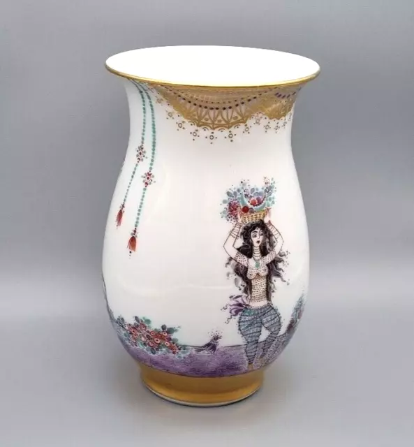 Meissen Porzellan, große Vase, 1001 Nacht, Arabian Nights, 16,5 cm, Orient, rar