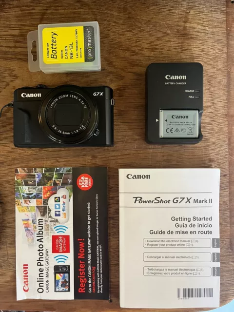 Canon PowerShot G7 X Mark II 20.1 MP Compact Digital Camera