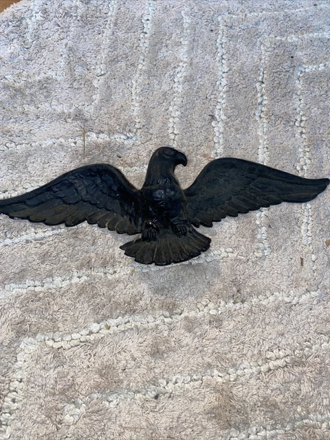 Vintage Metal Eagle Wall Hanging Plaque
