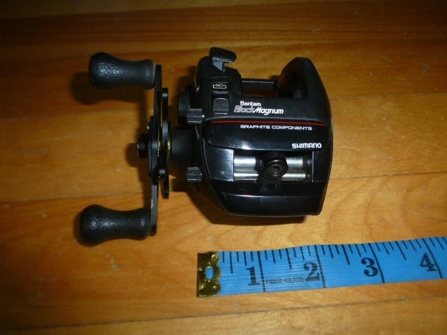 リール SHIMANO Bantam Black Magnum 100FS SHIMANO BANTAM BLACK MAGNUM BKM-100 BAIT CASTER With Box 5:1 Gear