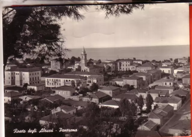 Cartolina   Roseto Degli Abruzzi   B/N   Viaggiata 1962 Panorama