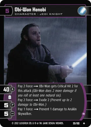 Obi-Wan Kenobi (B) - Attack of the Clones - Star Wars TCG