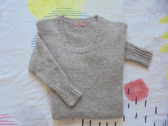 Pull Léger Noir Et Blanc Taille 34/36 – Style Fin, Excellent État Occasion