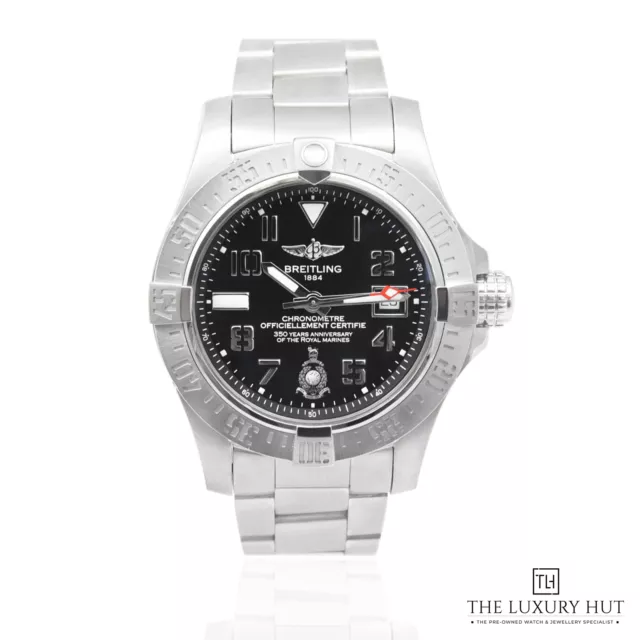 Breitling Avenger II Seawolf Royal Marine ""EDIZIONE LIMITATA"" Quadrante nero 45 mm R...