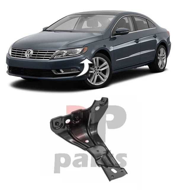 Grille De Calandre Avant Pour VW Passat CC (357) 2008-2012 - Noir/chrome, Neuf